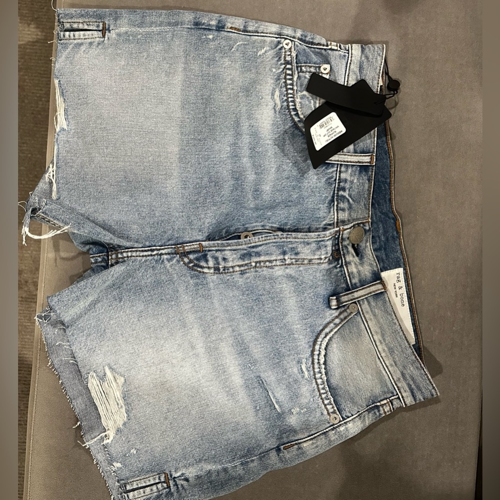Rag & Bone Vintage cut off midi length short in sunfade
